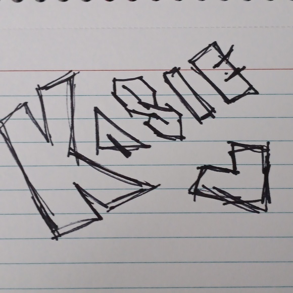 KASIE 90s Earrings And Purple Studs - Picture 2 of 2